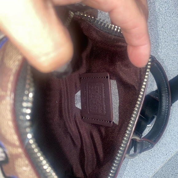 Coach Signature Coach × Mint + Serf Lacey Barrel Multi Colored Crossbody Bag NWT - Picture 14 of 14